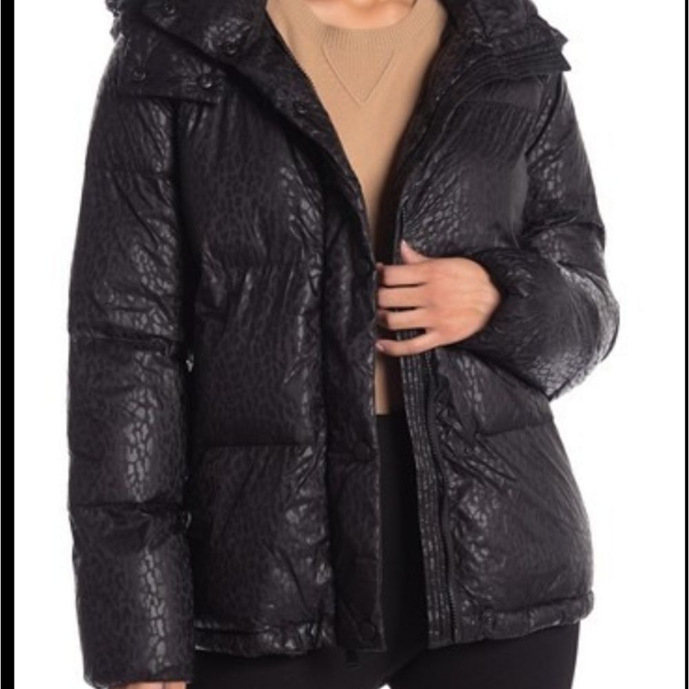 Bcbgeneration Womens Black Puffer winter jacket Oversized Medium New